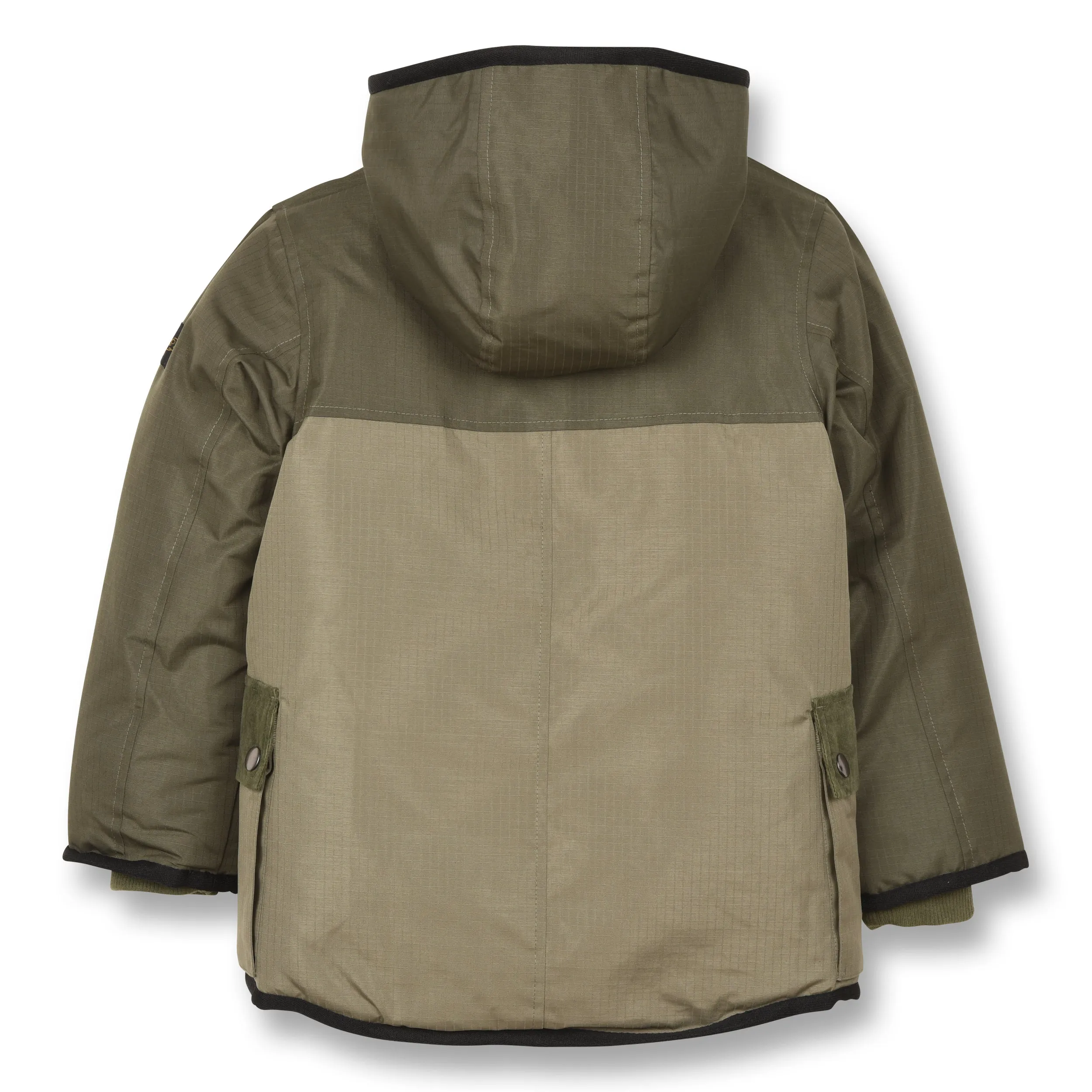 Nordfolk Khaki/Light Khaki - Unisex Woven Multipockets Parka