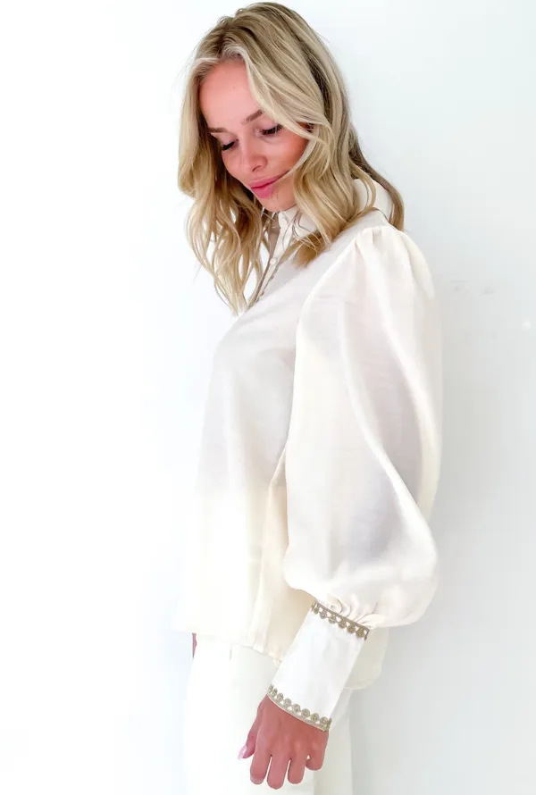 Nova Blouse - Cream