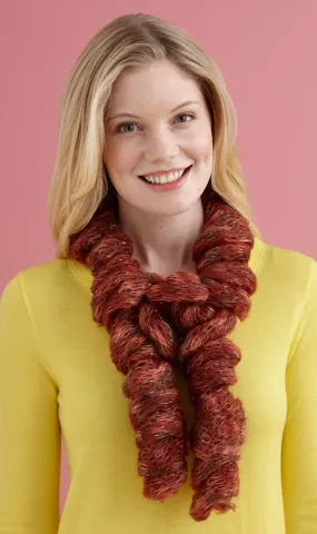 One Ball Twirly Scarf (Knit) - Version 1