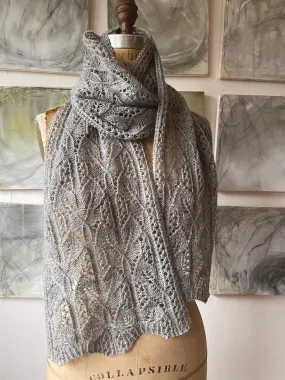 Peony Moon Scarf or Stole <br/><small>knitting pattern</small>