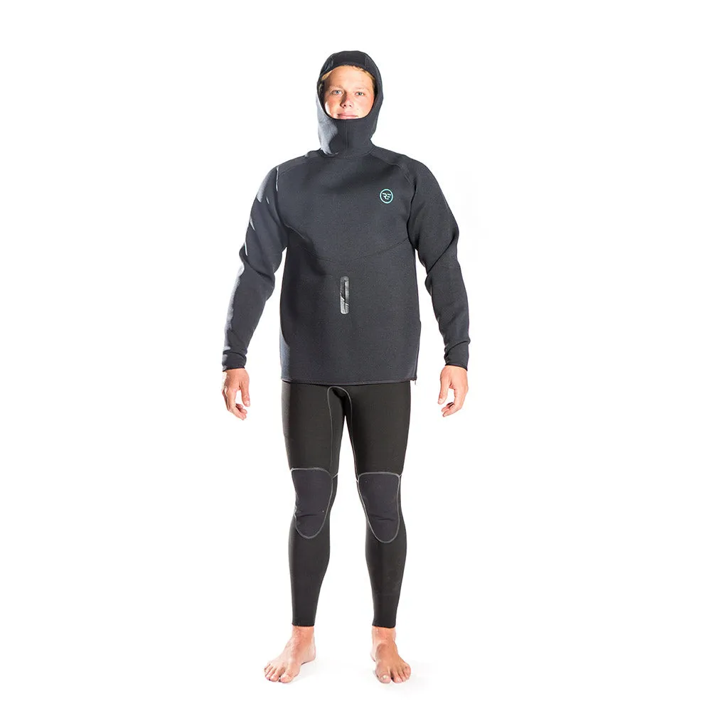 Performance Neoprene Hoodie - Black