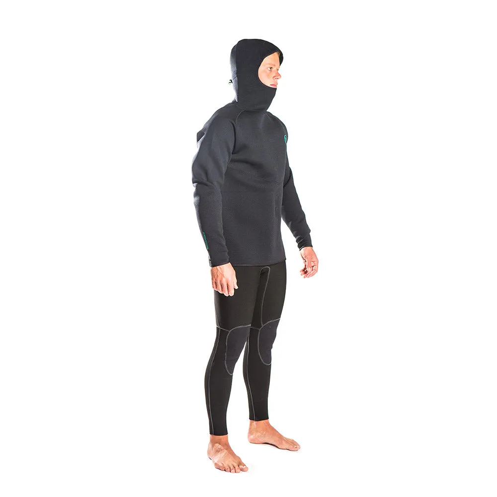 Performance Neoprene Hoodie - Black