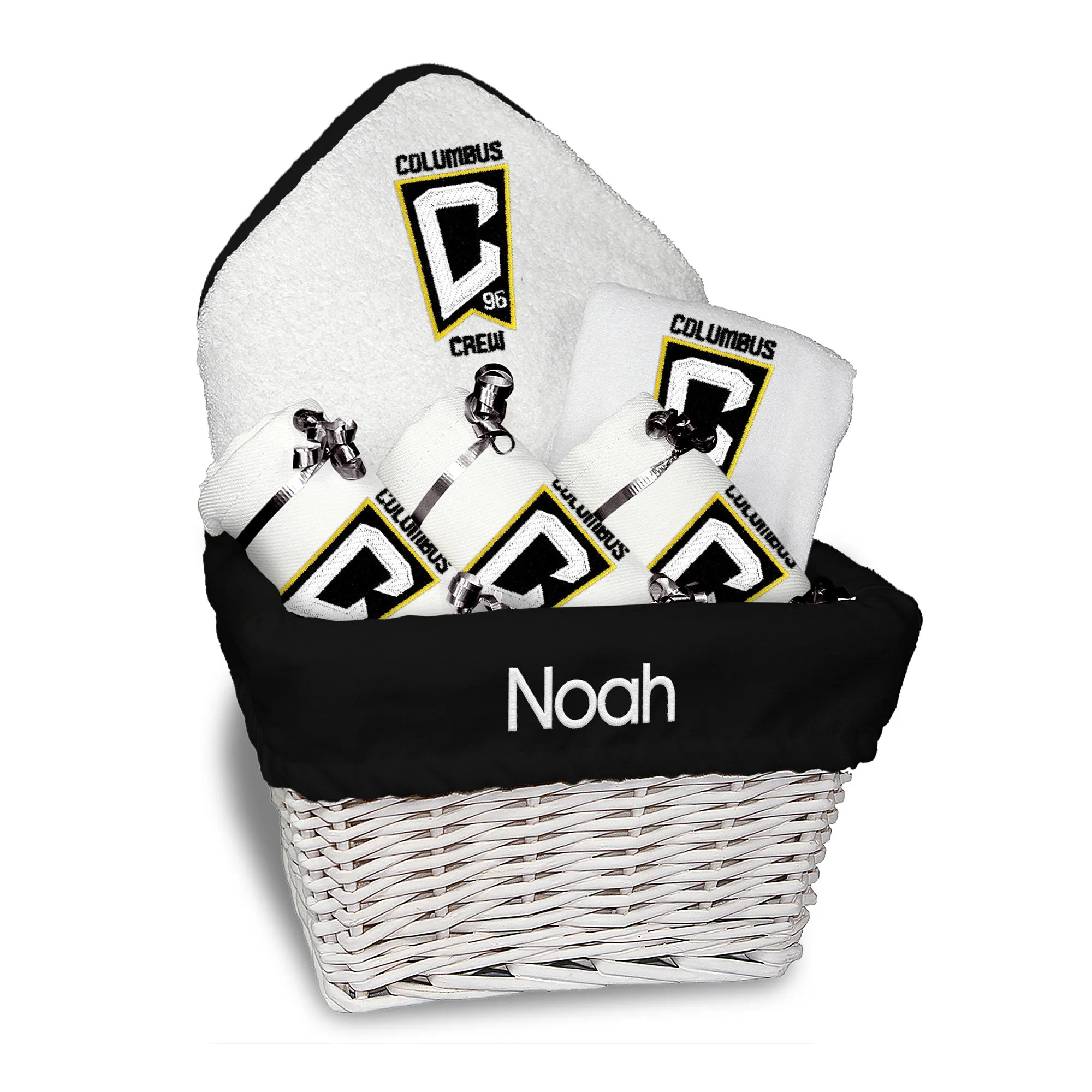 Personalized Columbus Crew Medium Basket - 6 Items