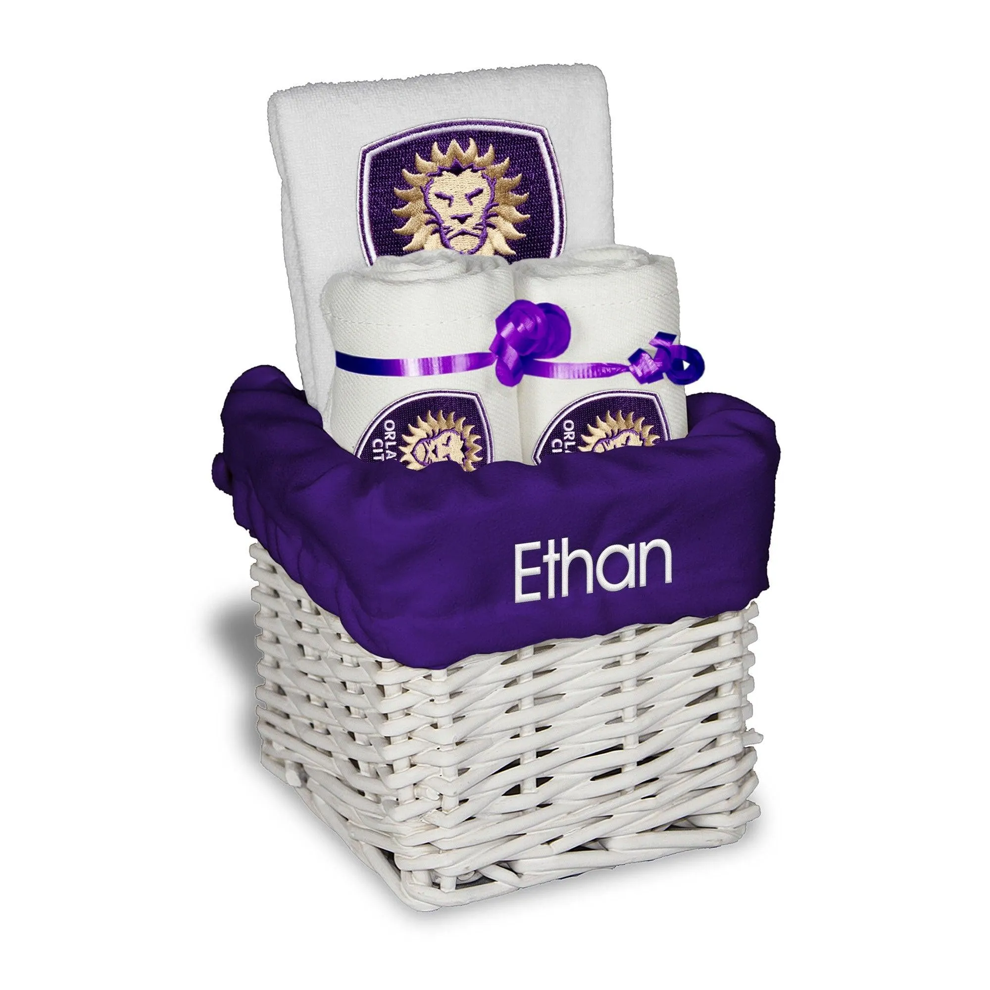 Personalized Orlando City Small Basket - 4 Items