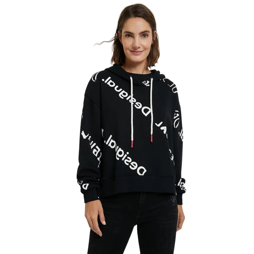 Plush Sweatshirt - Desigual logo