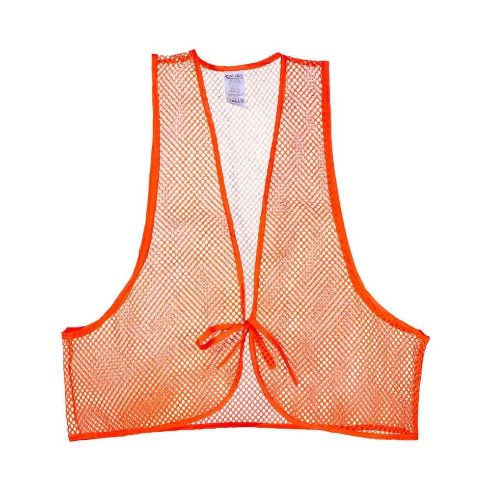 Polyester Mesh Hunting Vest - Blaze Orange