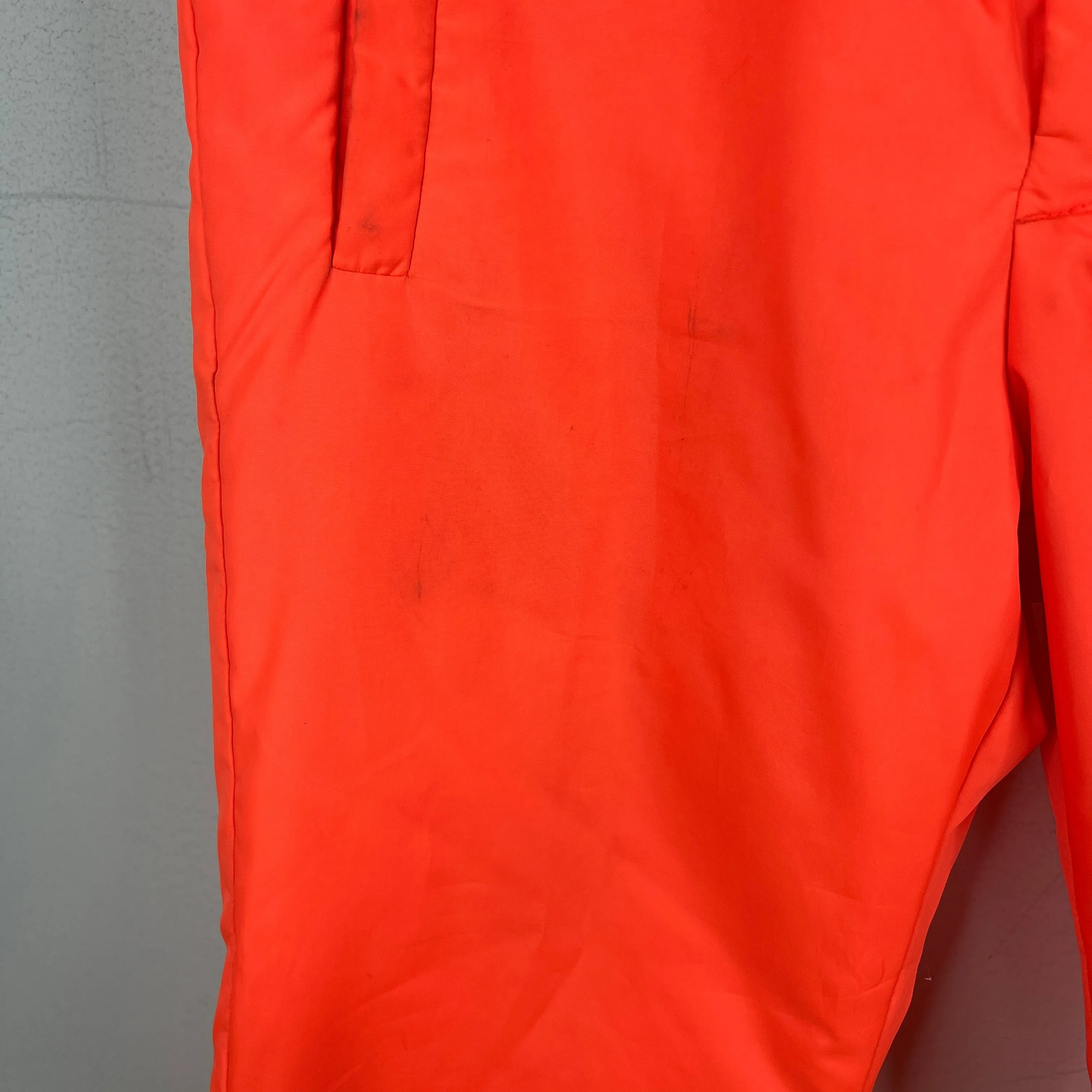 Prada Orange Linea Rossa Nylon Pants