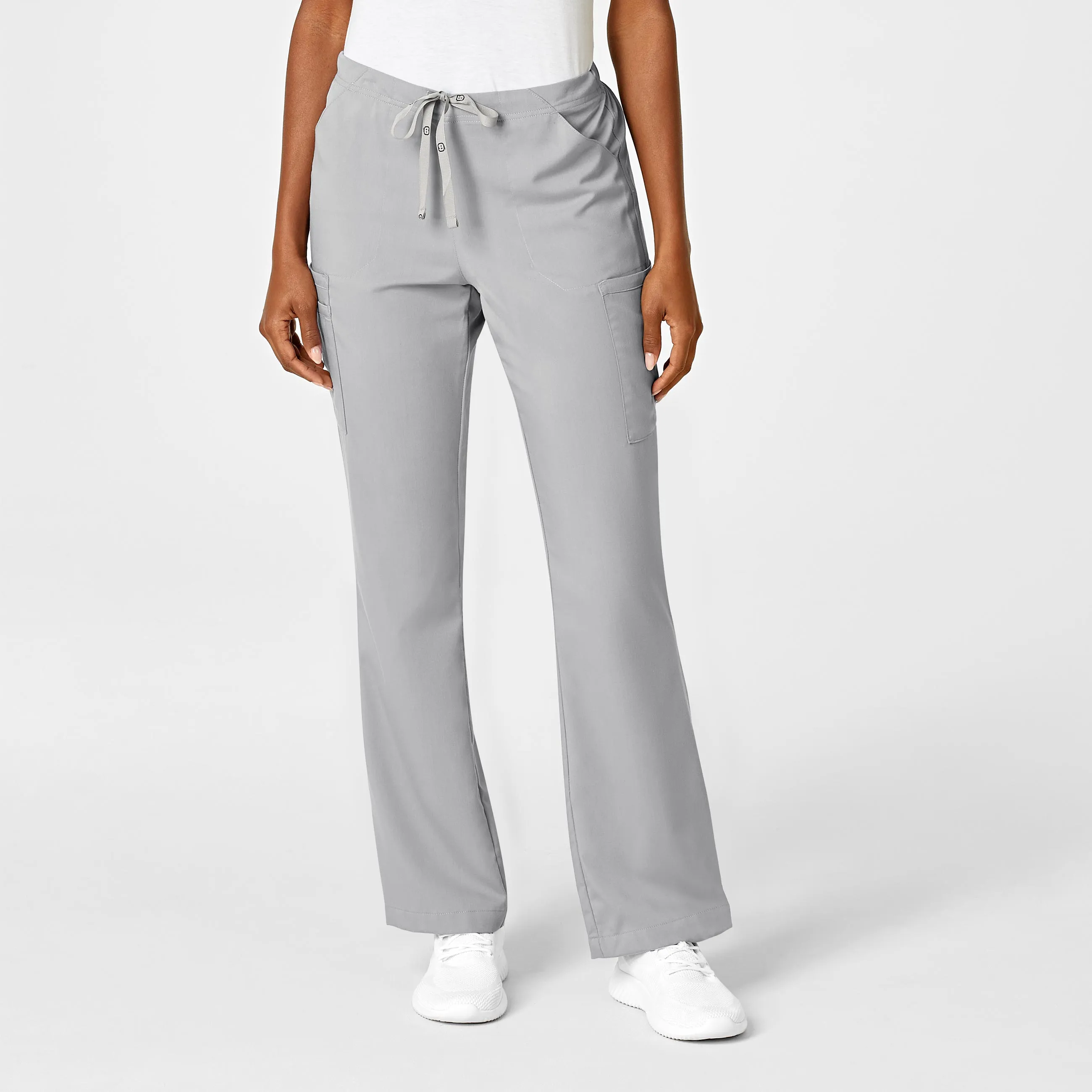 PRO Women's Moderate Flare Leg Scrub Pant - Grey