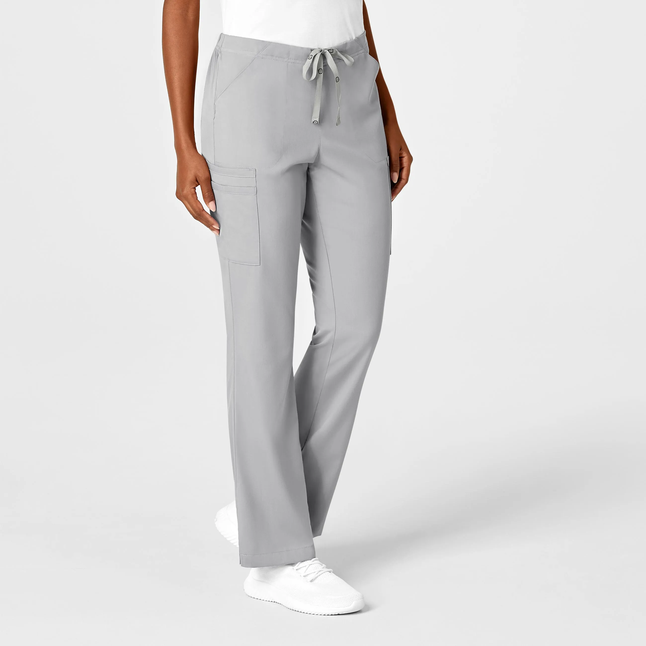 PRO Women's Moderate Flare Leg Scrub Pant - Grey