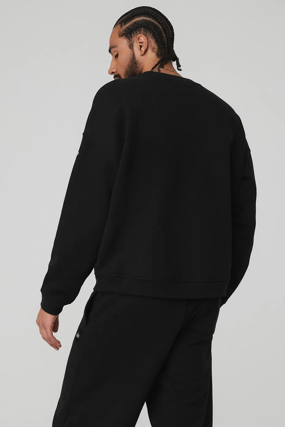 Renown Crew Neck Pullover - Black