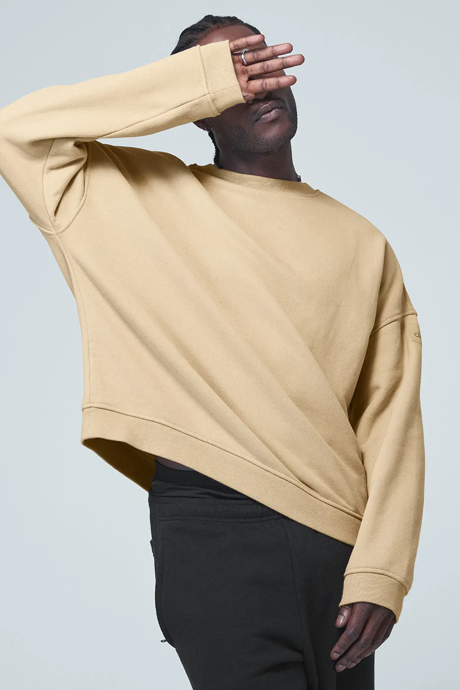 Renown Crew Neck Pullover - Sand Dune