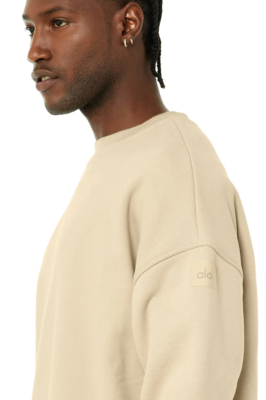 Renown Crew Neck Pullover - Sand Dune