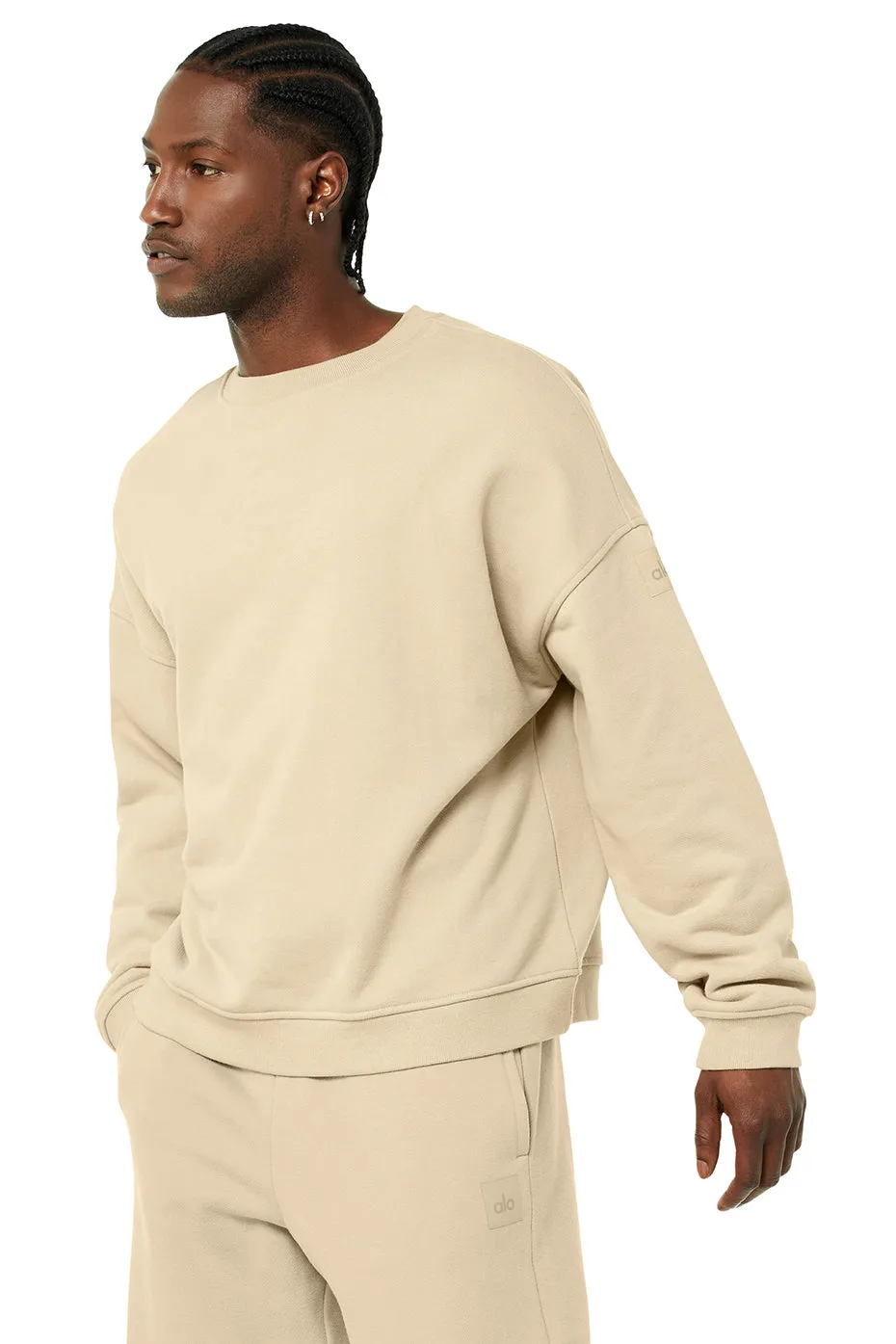 Renown Crew Neck Pullover - Sand Dune