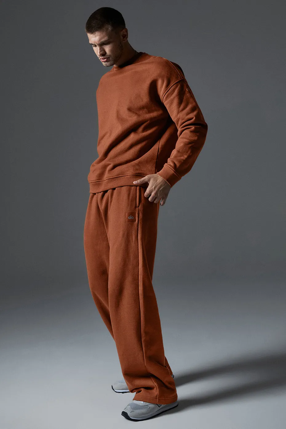 Renown Heavy Weight Crew Neck Pullover - Rust