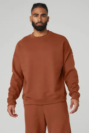 Renown Heavy Weight Crew Neck Pullover - Rust