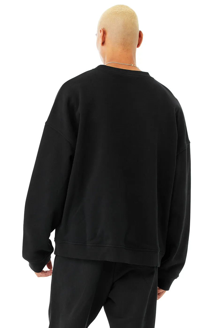 Renown Heavy Weight Emblem Crew Neck Pullover - Black