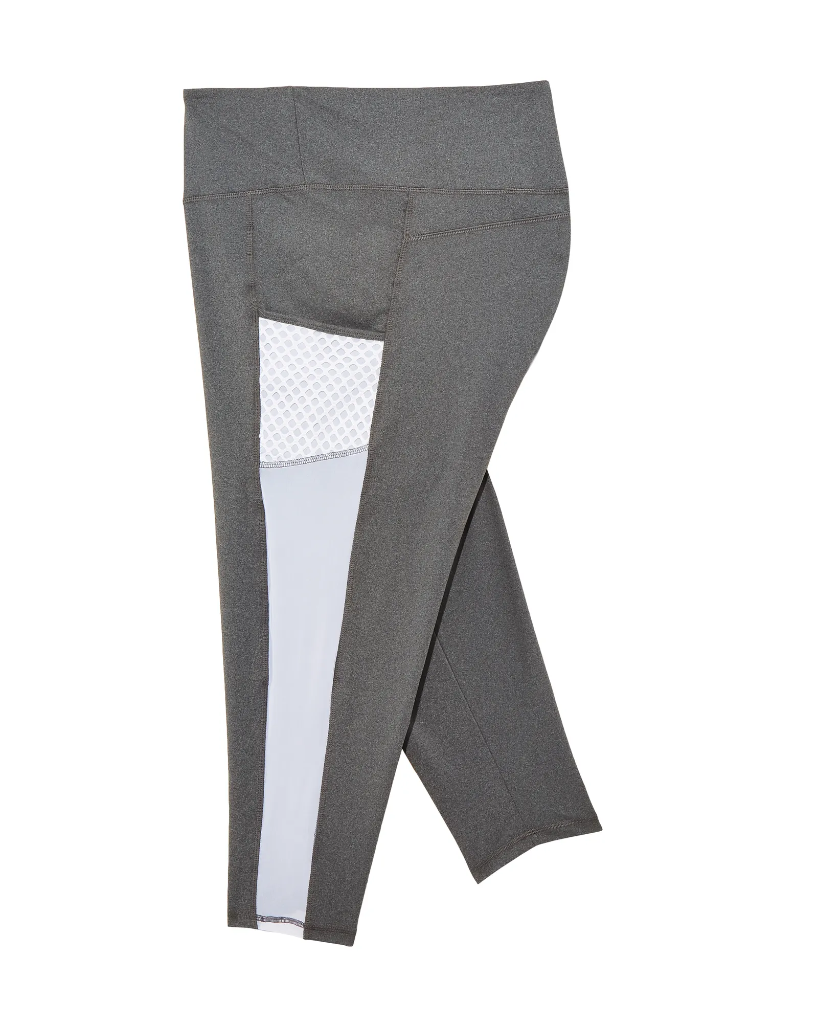 Rosada Tights | Charcoal Grey / White