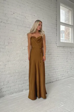 Scarlett Cowl Neck Maxi Dress