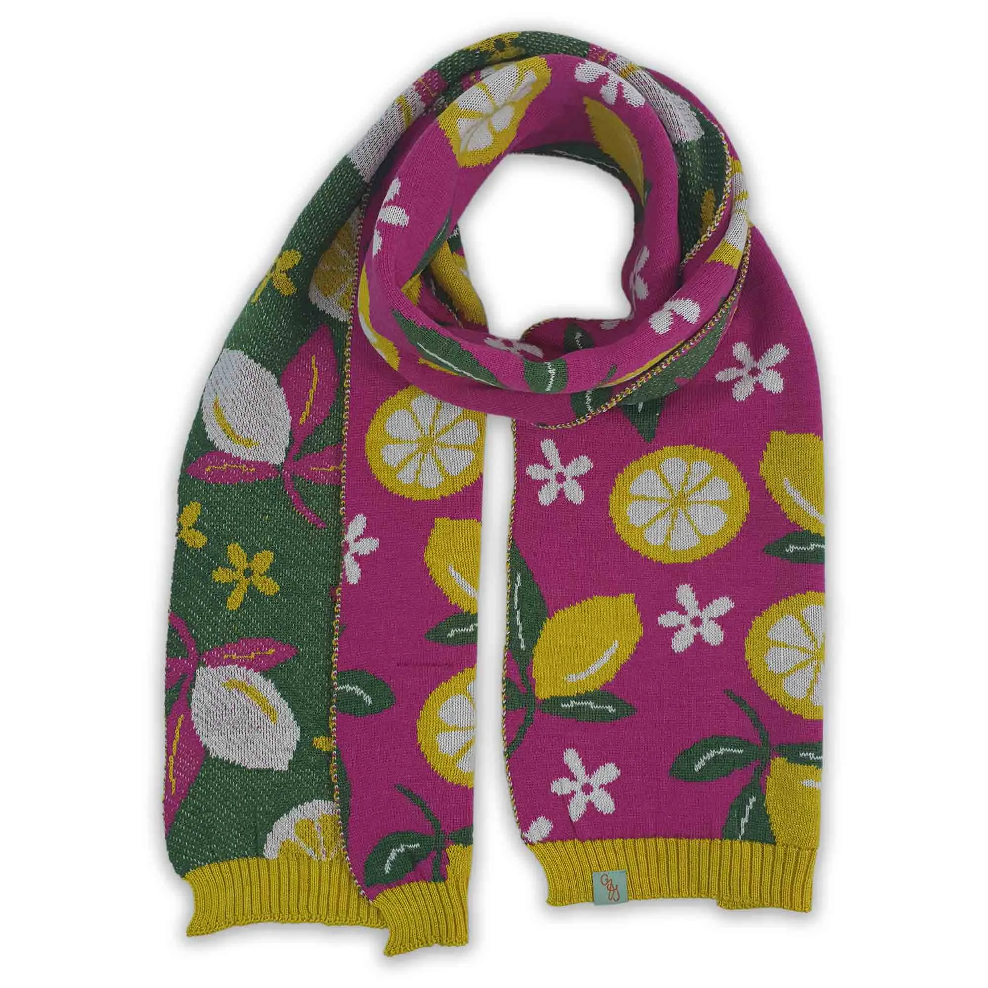 SCARVES - LEMONADE - EXTRA FINE MERINO WOOL