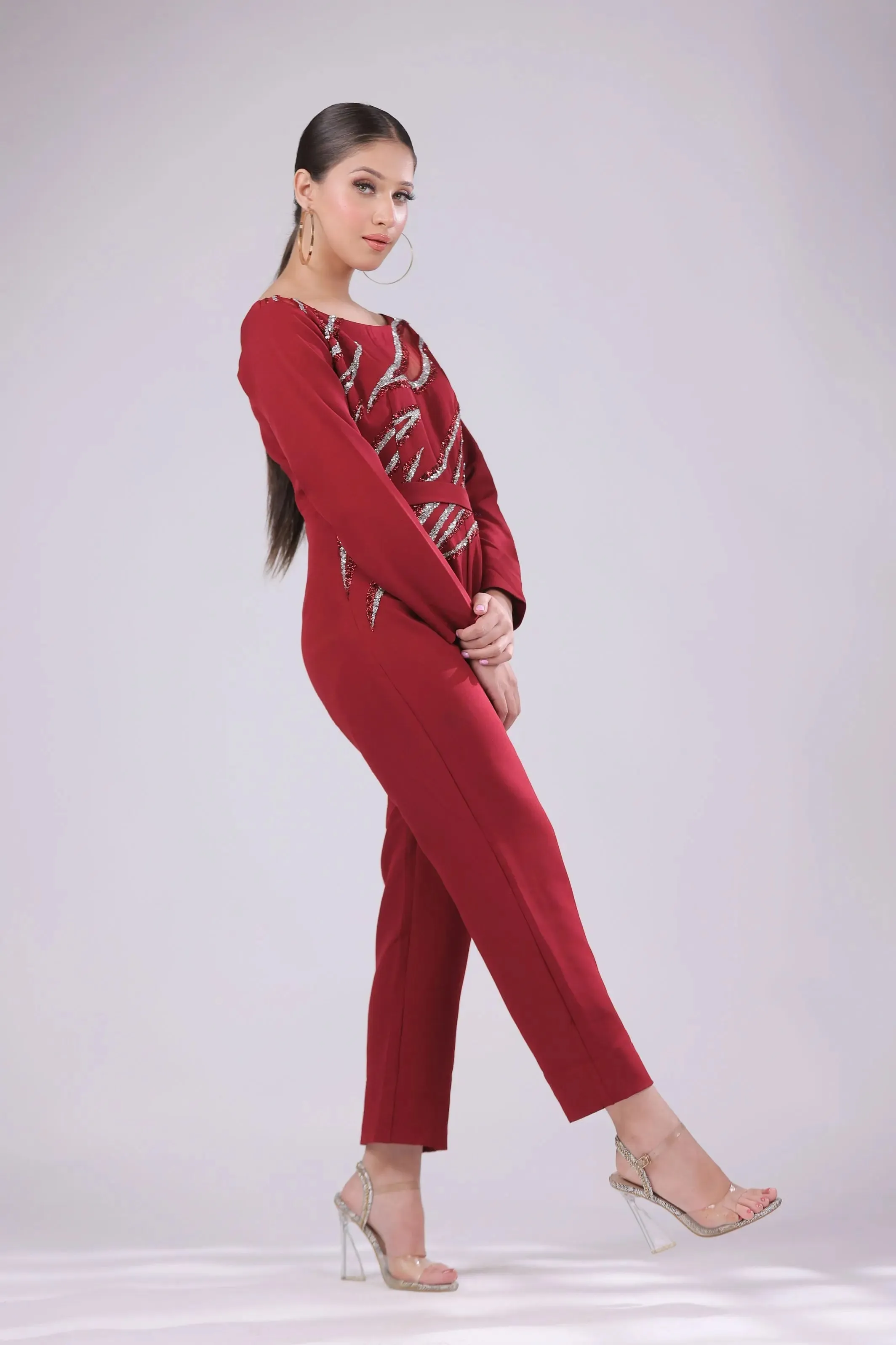 Smart Embroidered Jumpsuit