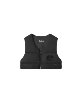 Sole et. Al Womens Metro Zip Puffer Vest : Black