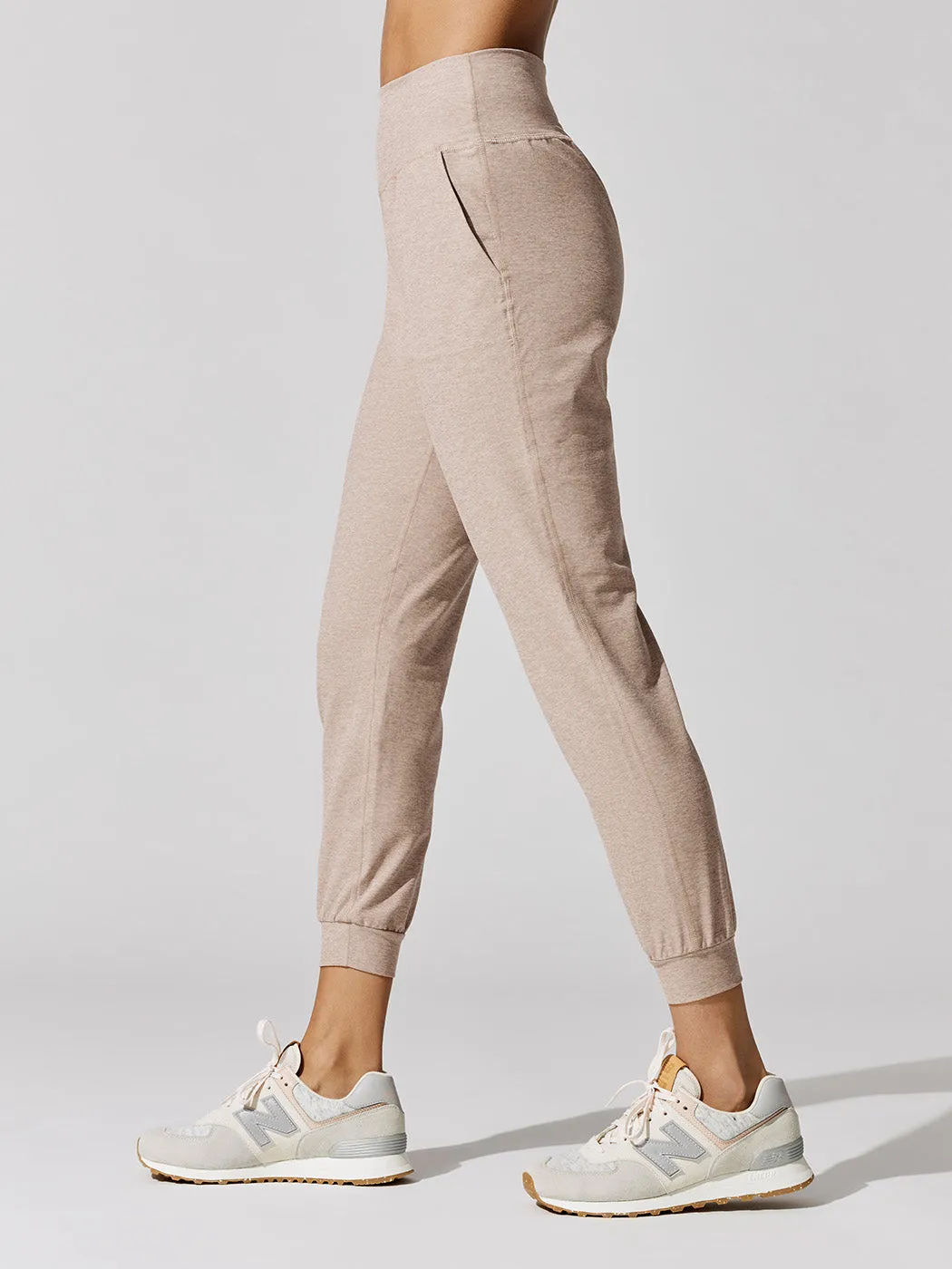 Spacedye Midi Jogger - Chai