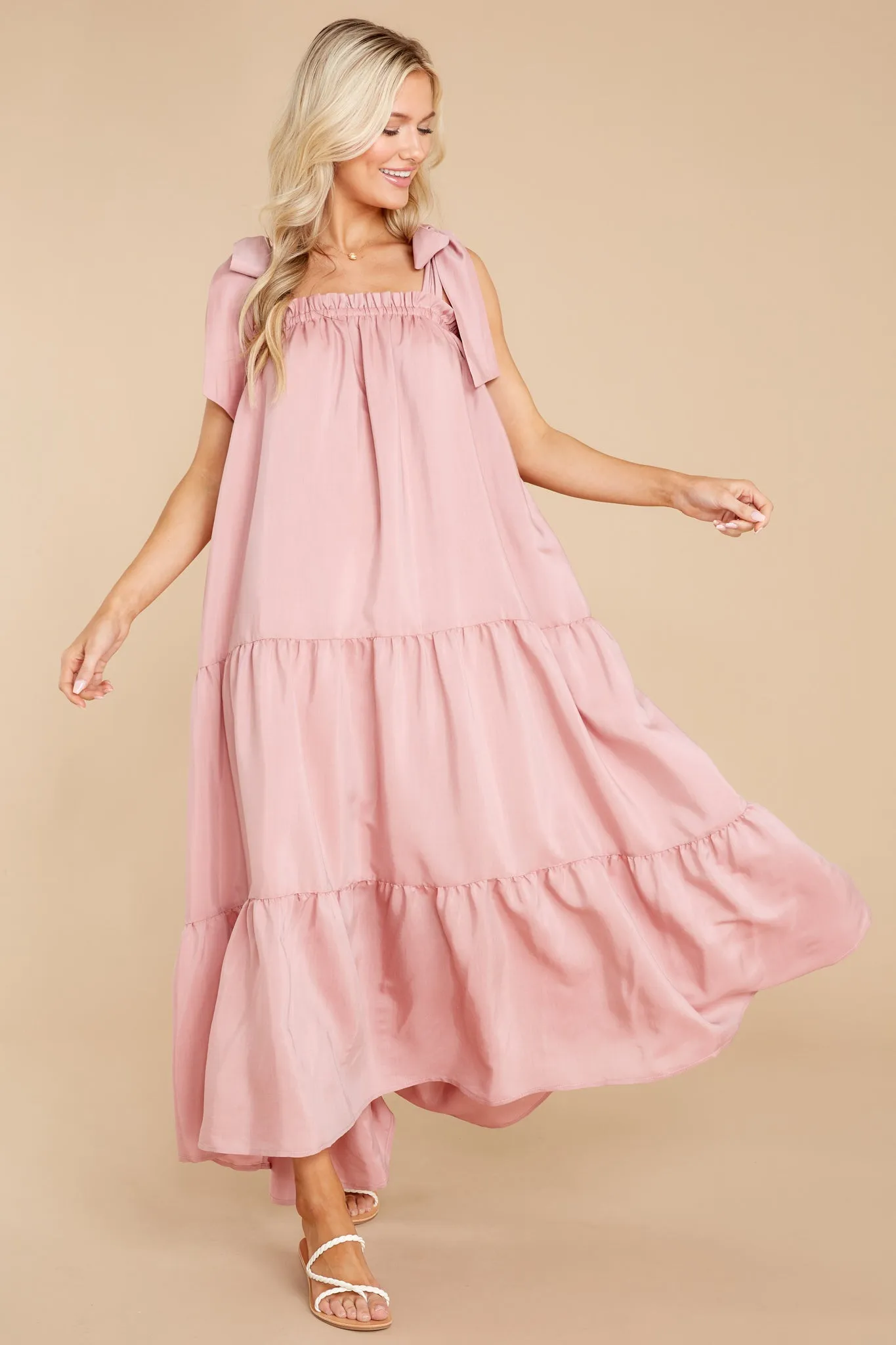 Starry Skies Blush Maxi Dress