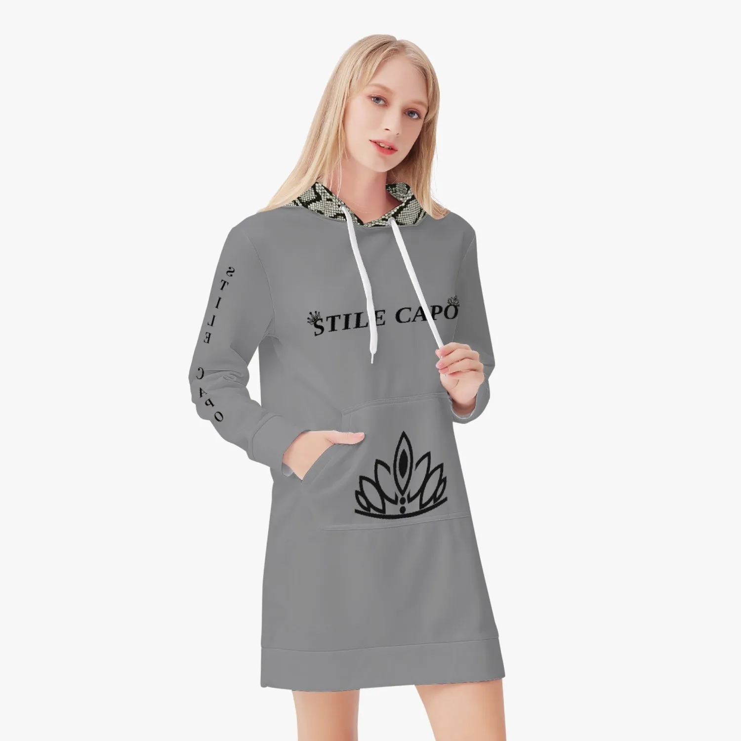 STILE CAPO QUEENS  Hoodie Dress