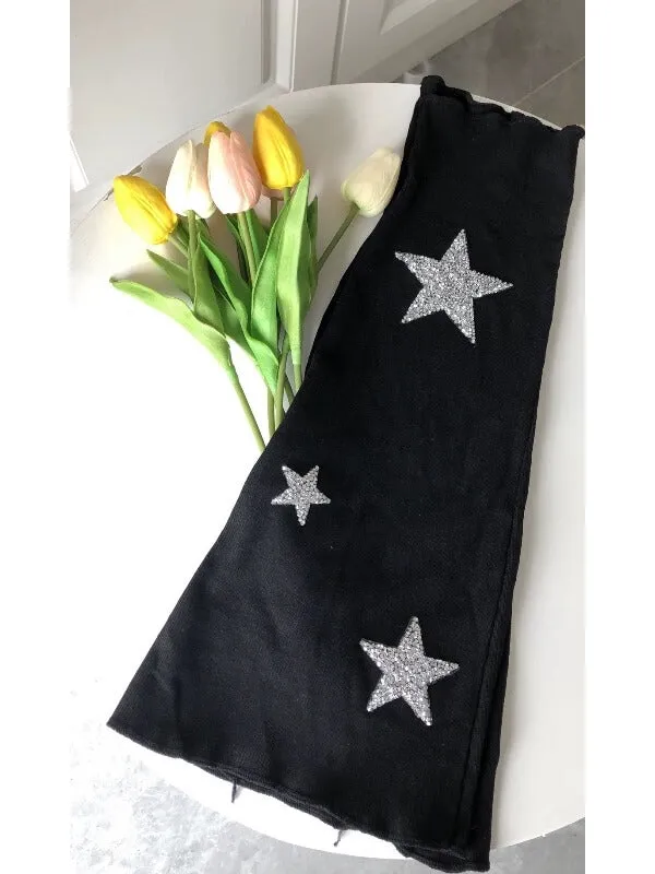 Summer thin bling Stars leg warmers