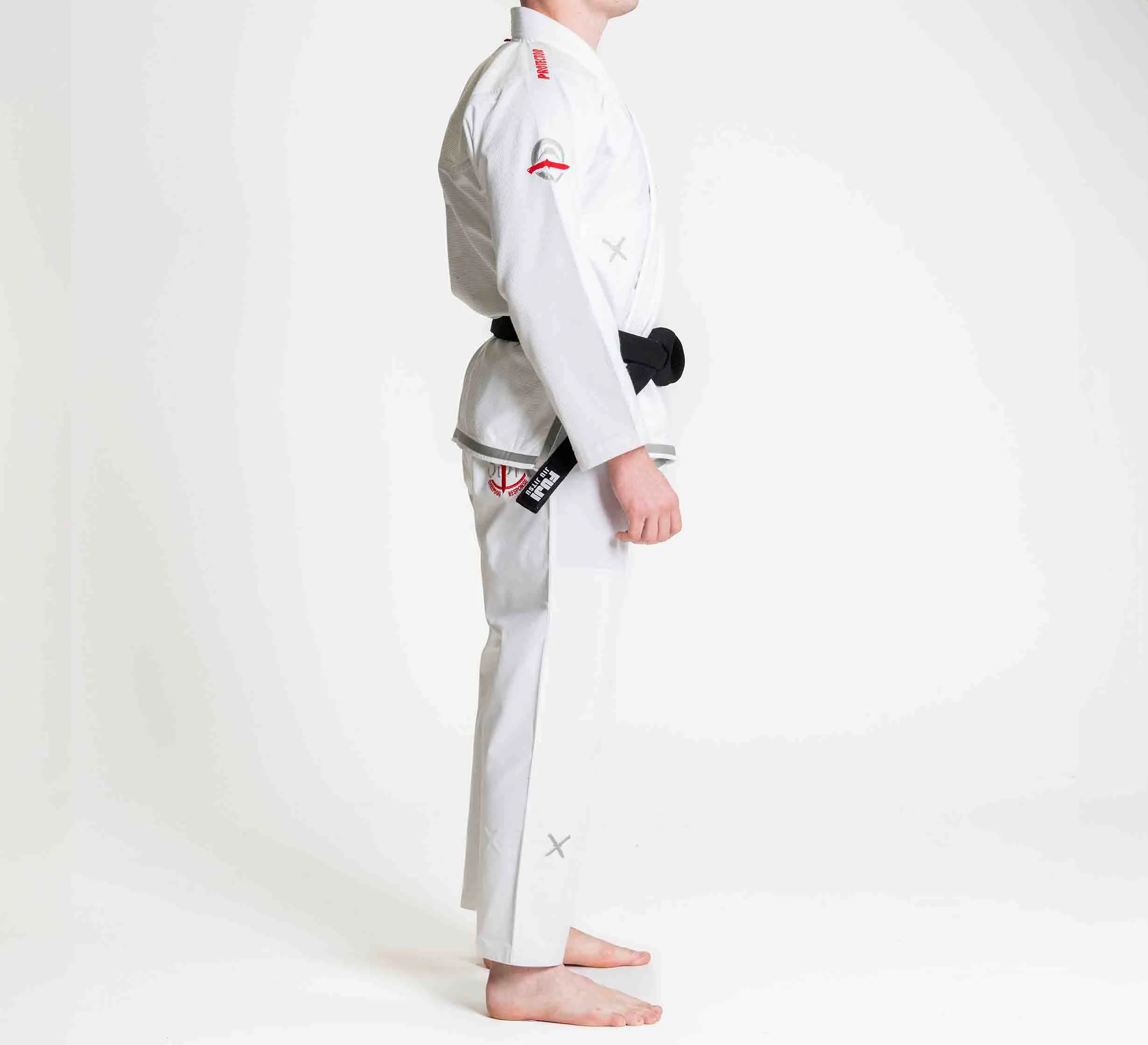 Suparaito BJJ Gi Sheepdog Response Edition White