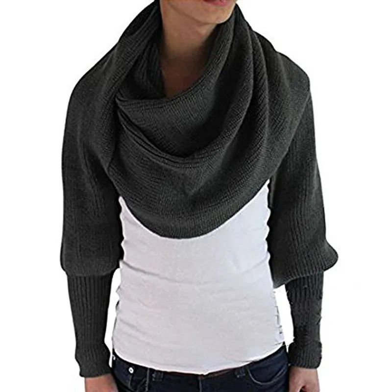 Sweater Scarf Cashmere Ladies Girl Woman Clothing Casual Wear