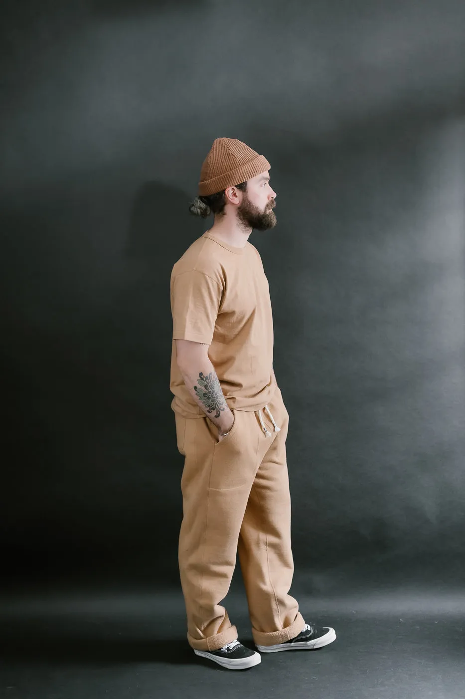 Sweatpant 825gsm Double Heavyweight French Terry Foxfibre® - Coyote 80