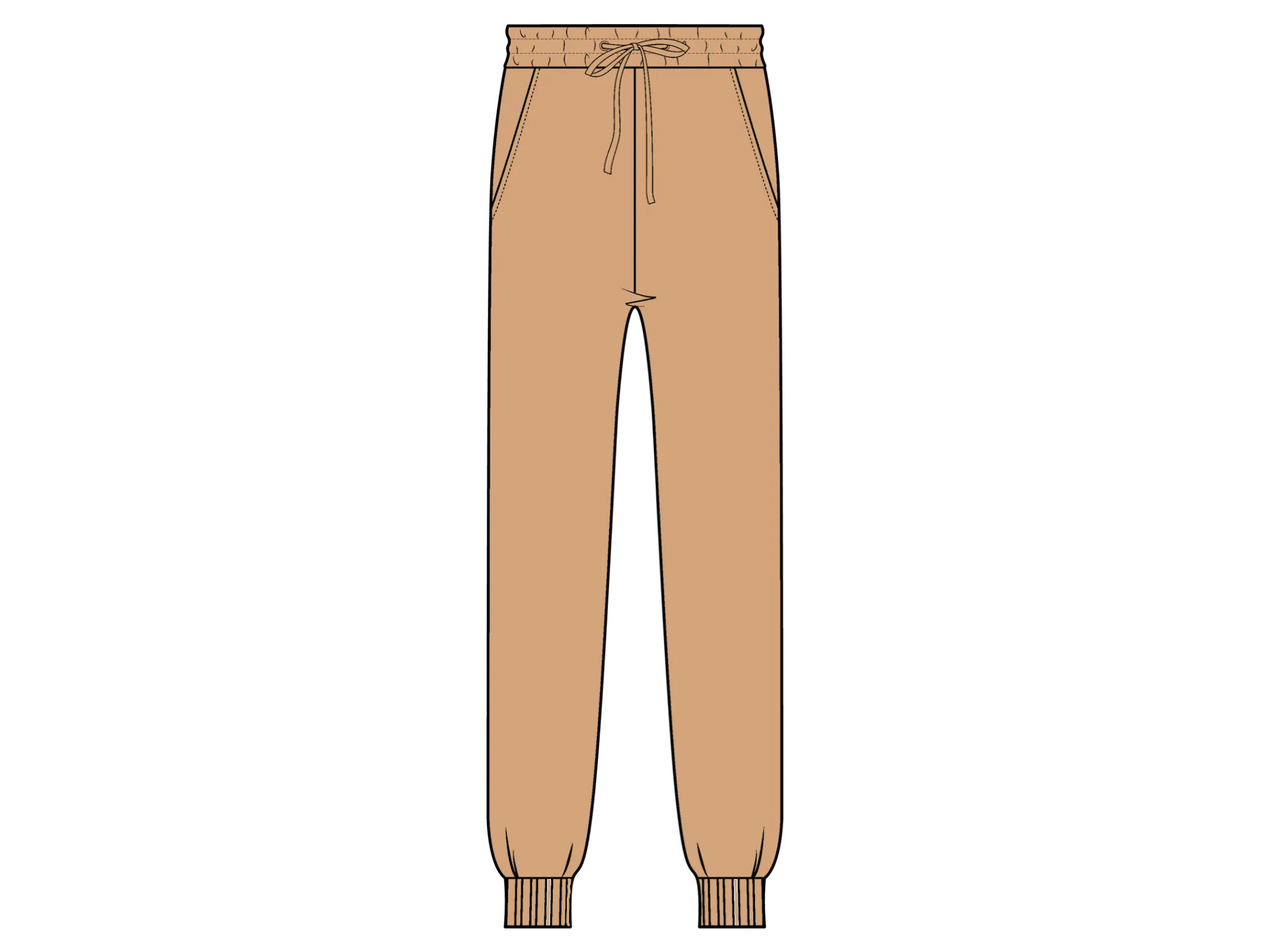 Tall Unisex  Khaki Sweatpants (Pre Order)