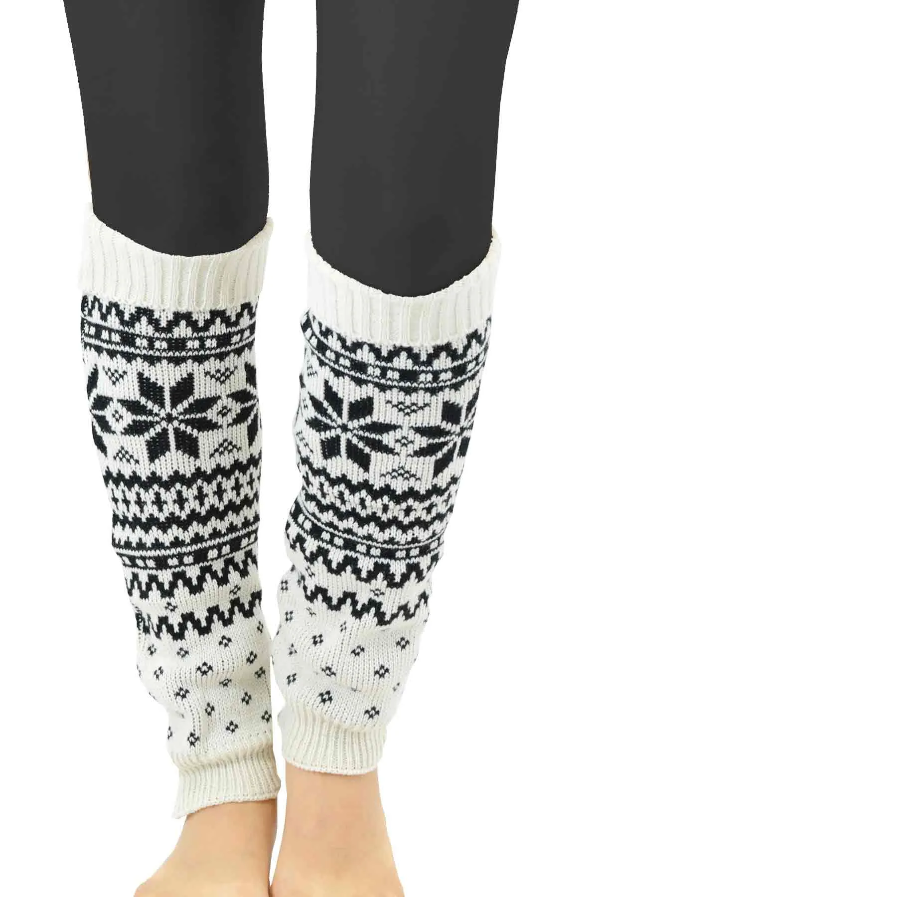 TeeHee Socks Women's Leg Warmers Style B 5-Pack Gift Box (12229)