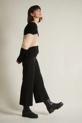 Tencel/Cotton  Black Culotte Lanius