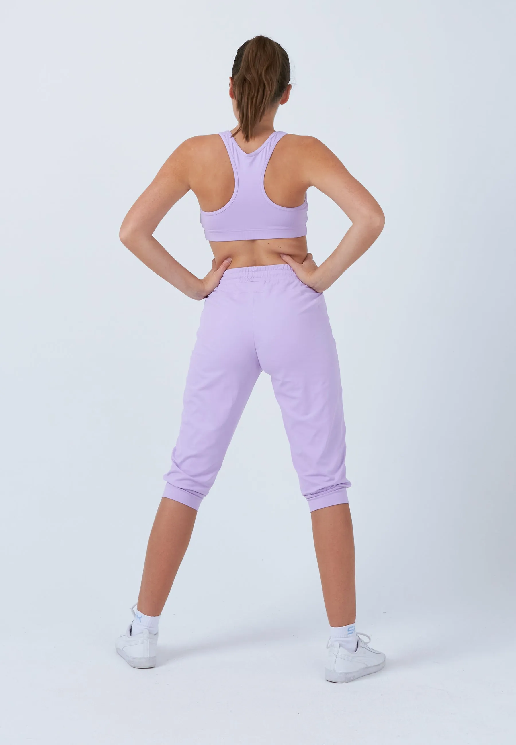 Tennis Capri Pants with pockets, lilac