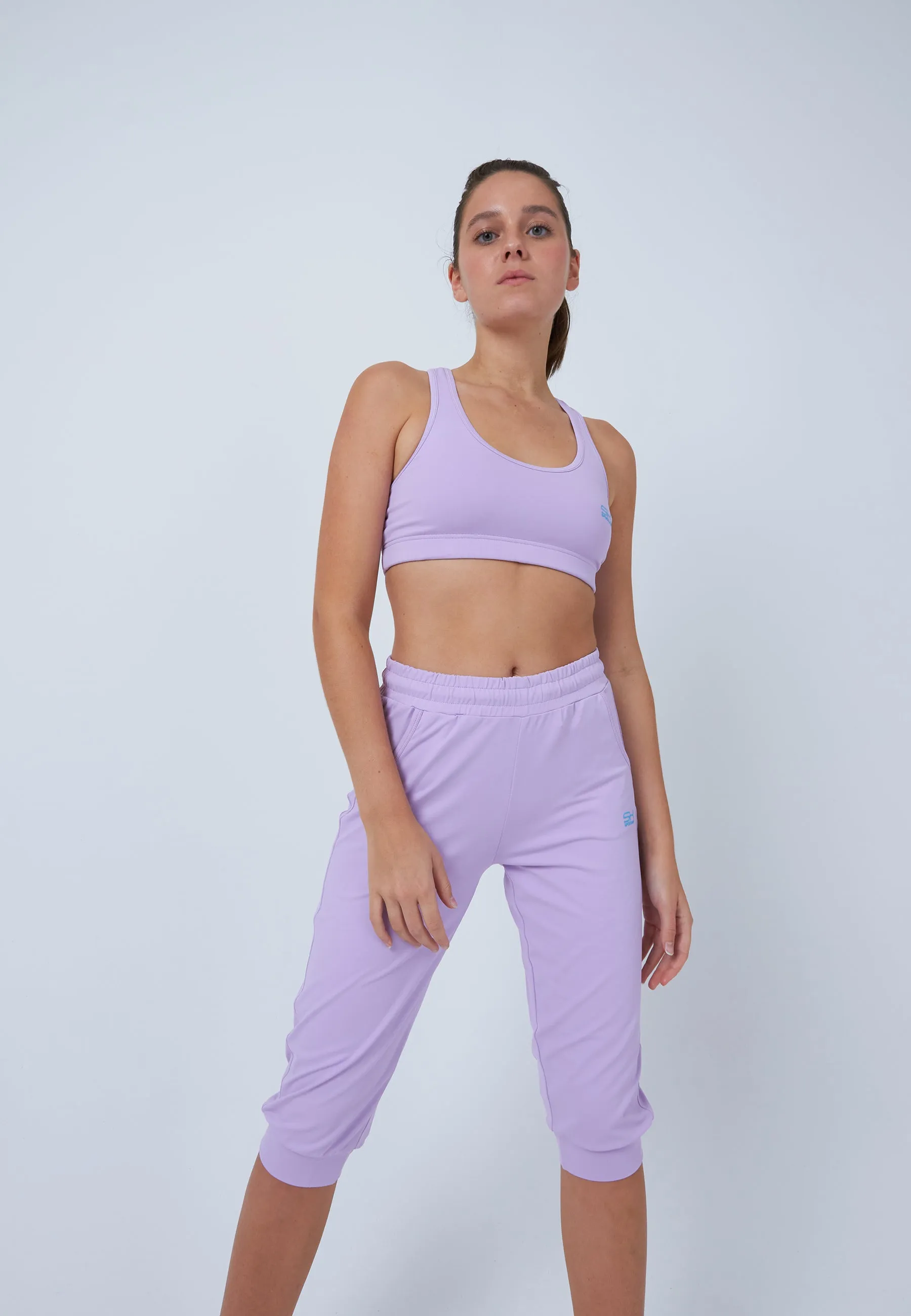 Tennis Capri Pants with pockets, lilac