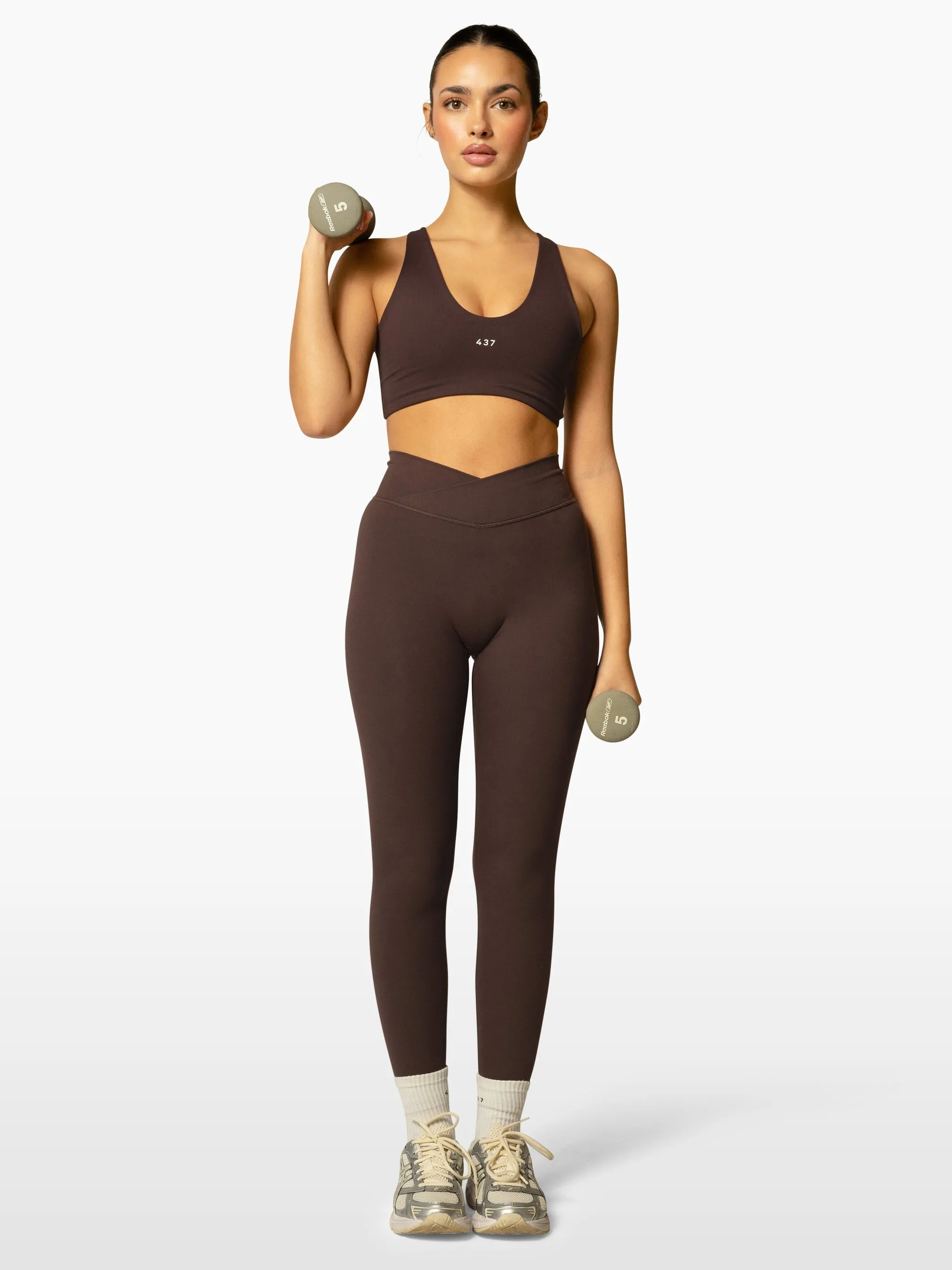 The V Legging / Espresso