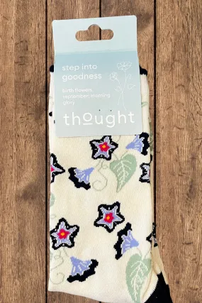 Thought Birth Flower Primrose Bamboo Socks