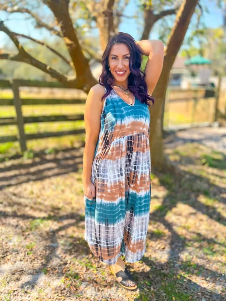 TIE DYE JUMPSUIT