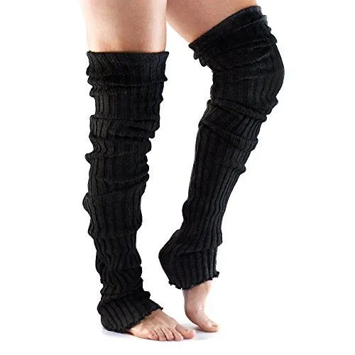 Toesox Leg Warmers Thigh High Athletic Studio Yoga Muscle Warmer