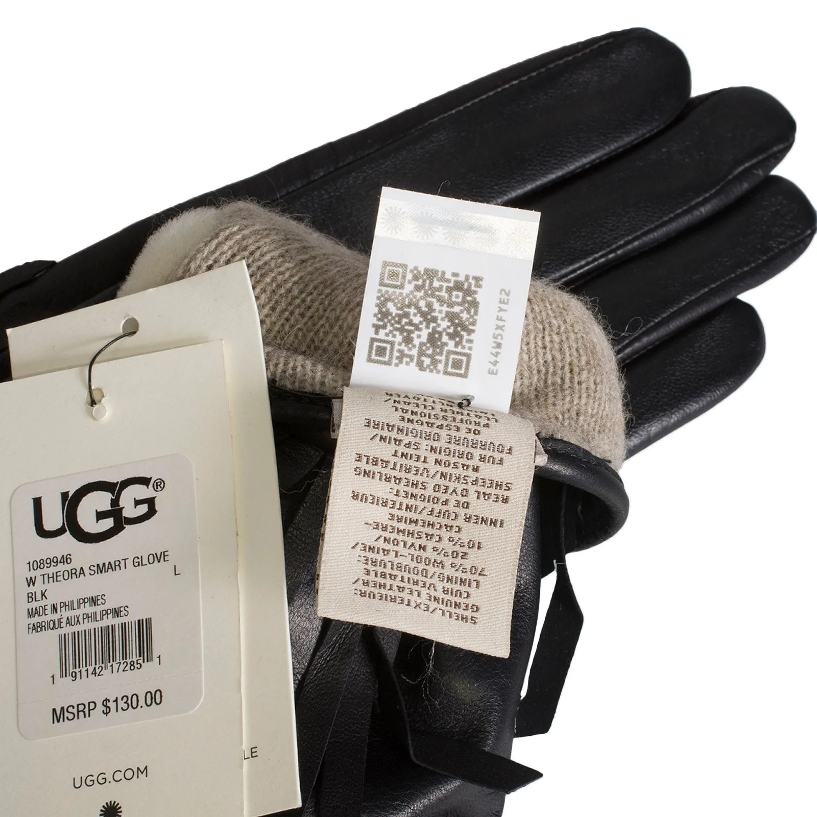 UGG Theora Smart Black Gloves - Women's