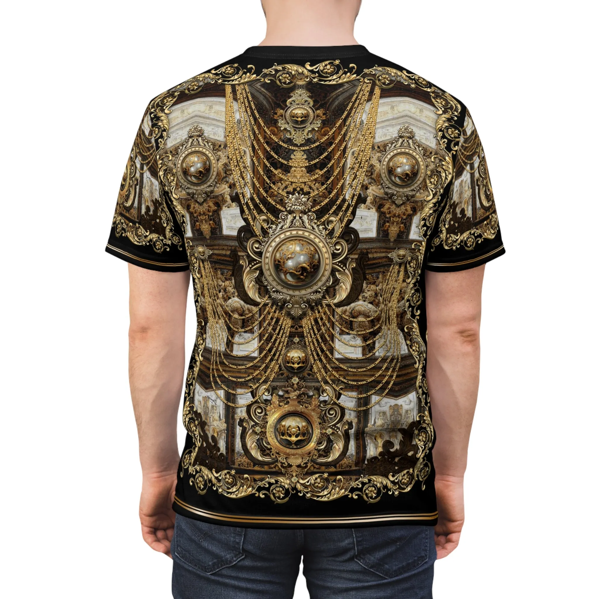 Unchained Harmony T-Shirt Unisex All Over Print Tee Golden Baroque T-Shirt | D20119