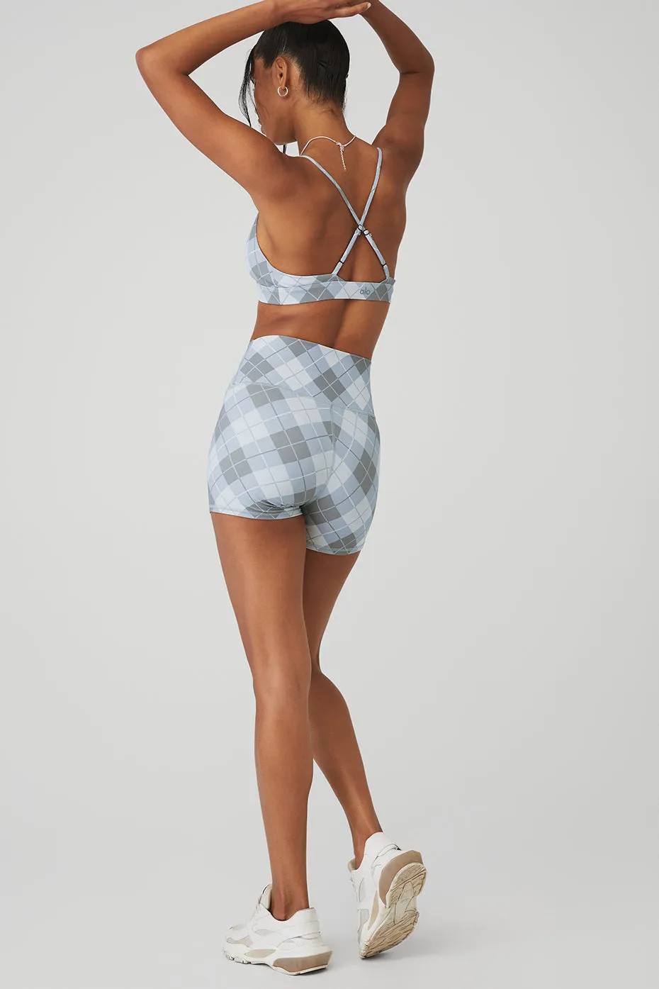 Vapor Argyle Splendor Bra & Vapor High-Waist Argyle Short Set