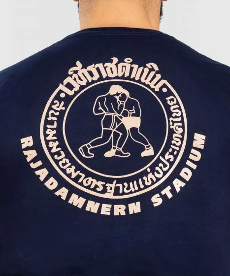 VENUM-04913-018 X RAJADAMNERN MMA Muay Thai Boxing T-shirt Size M-L Navy Blue