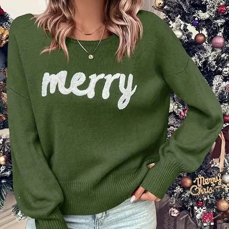 Wenkouban-Christmas Thanksgiving outfits_Loose Pullover Elegant Winter Warm Trendy Christmas Christmas Sweater