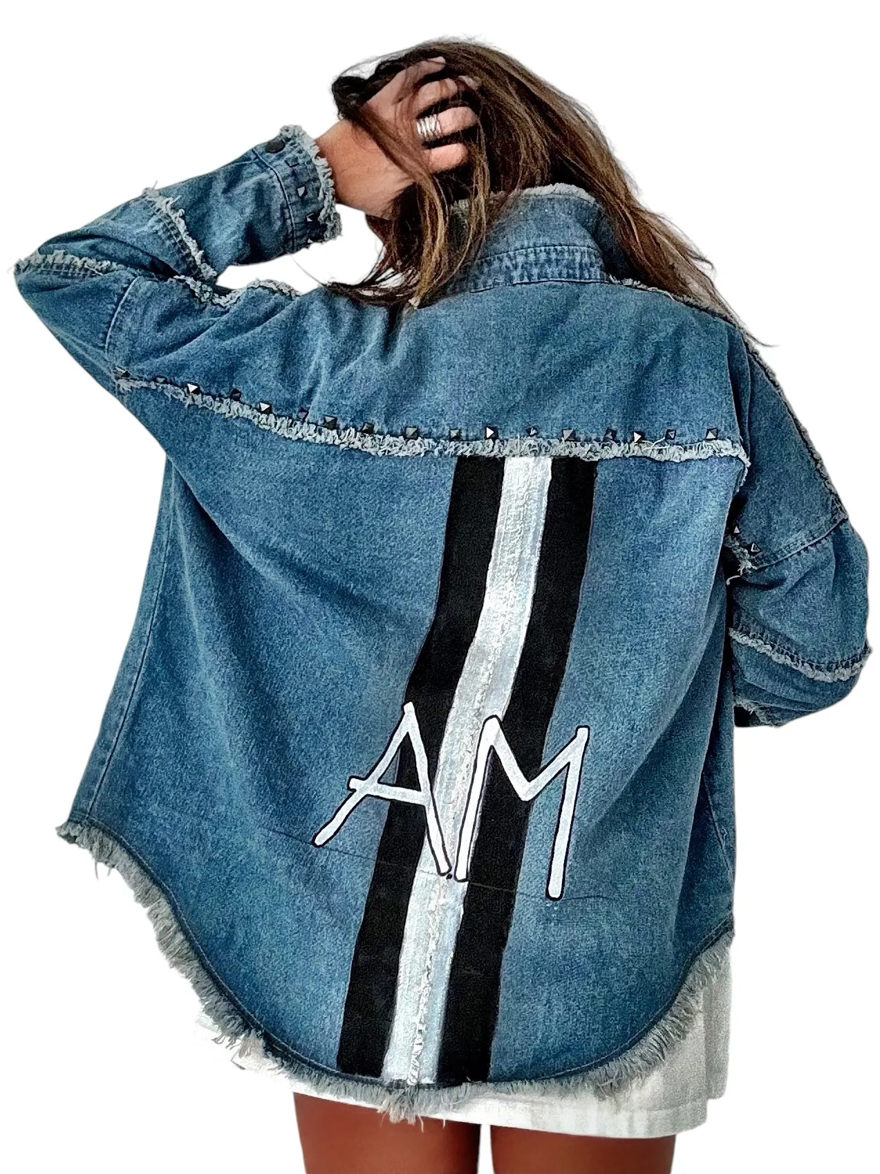 'WHERES MY PHONE' DENIM JACKET