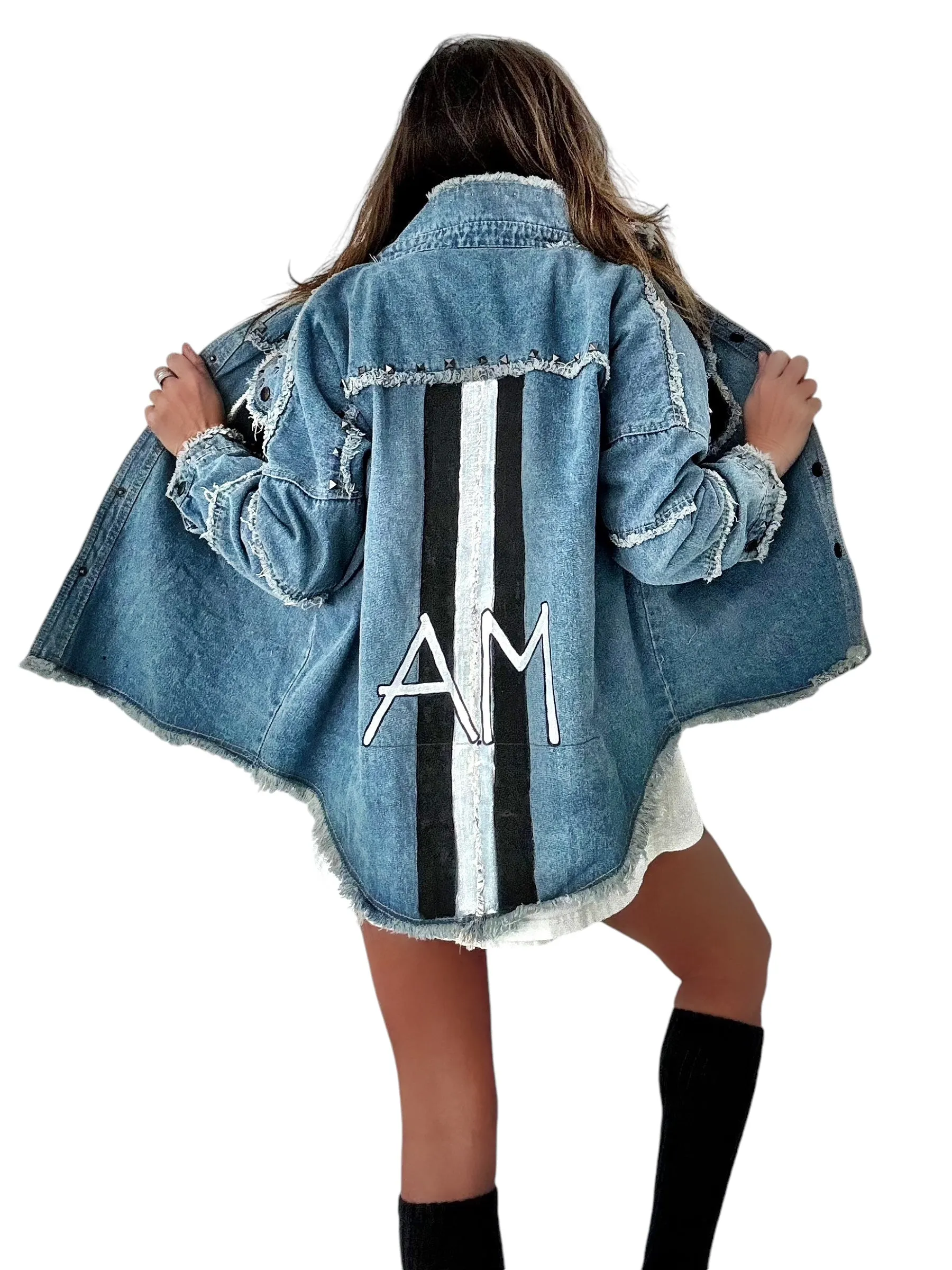 'WHERES MY PHONE' DENIM JACKET