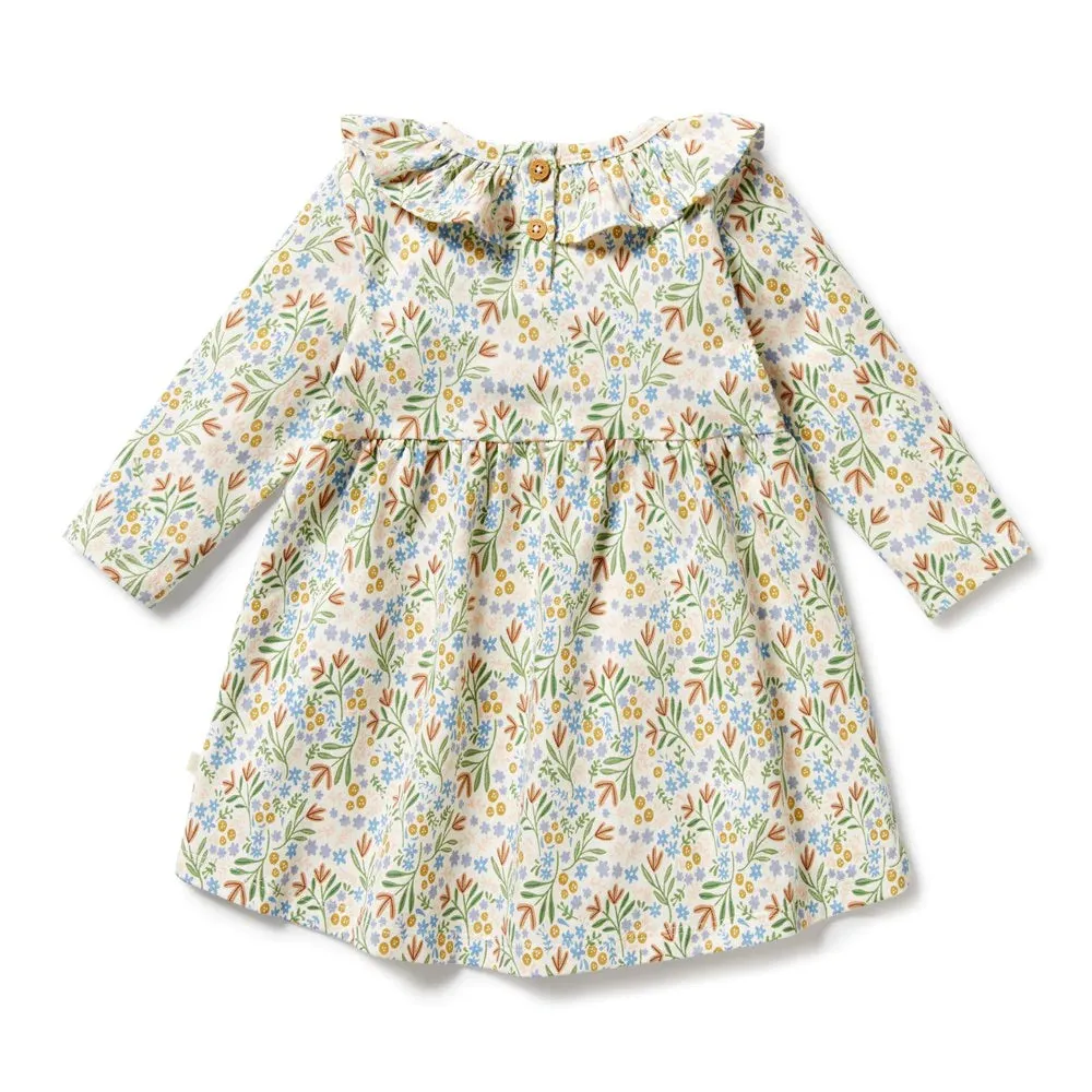 WILSON & FRENCHY TINKER FLORAL RUFFLE DRESS