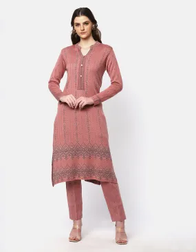 Women Woolen jacquard Fancy Kurti